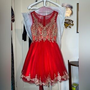 Short Red Formal Dress